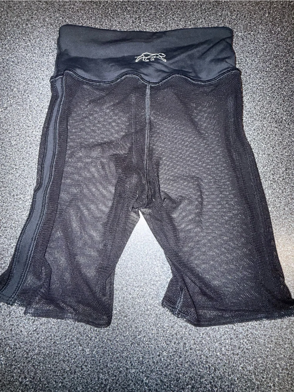 Tiger FridayBlack Mesh Biker Shorts Size Adult XS.‎